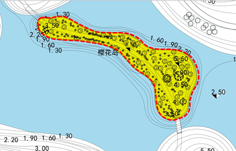 櫻花島豎向圖