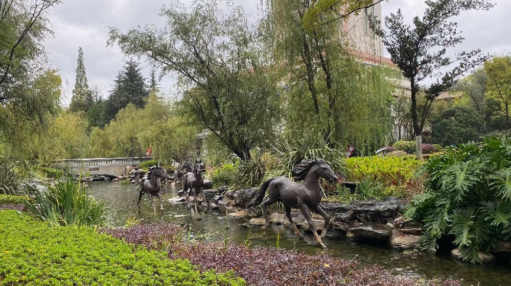 建設海綿城市 昆明洗馬河水體自循環景觀